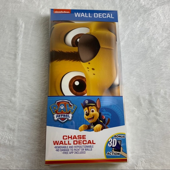Nickelodeon Other Nickelodeon Paw Patrol Chase Wall Decal Poshmark